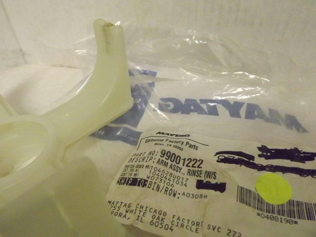 MAYTAG WHIRLPOOL DISHWASHER 99001222 LWR WASH ARM SUPPORT NEW