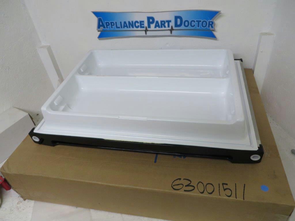 MAYTAG WHIRLPOOL REFRIGERATOR 63001511 FREEZER DOOR ASSY (STNLS) NEW