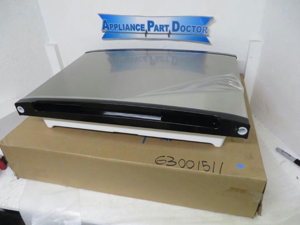 MAYTAG WHIRLPOOL REFRIGERATOR 63001511 FREEZER DOOR ASSY (STNLS) NEW