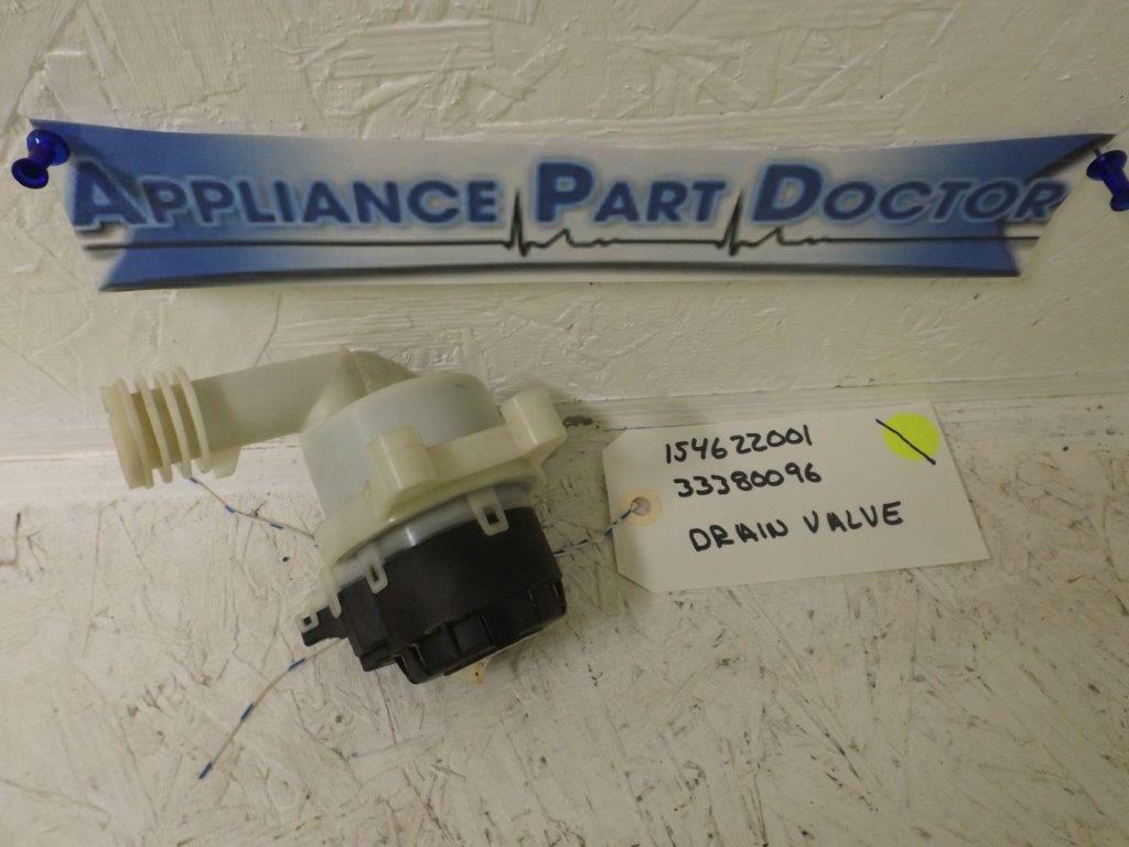 ELECTROLUX DISHWASHER 154622001 33380096 DRAIN VALVE USED