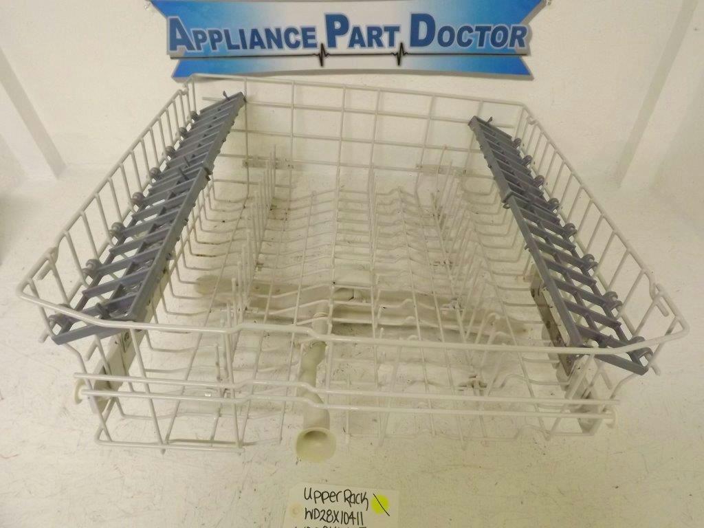 GENERAL ELECTRIC DISHWASHER WD28X10411 WD28X10137 UPPER RACK USED