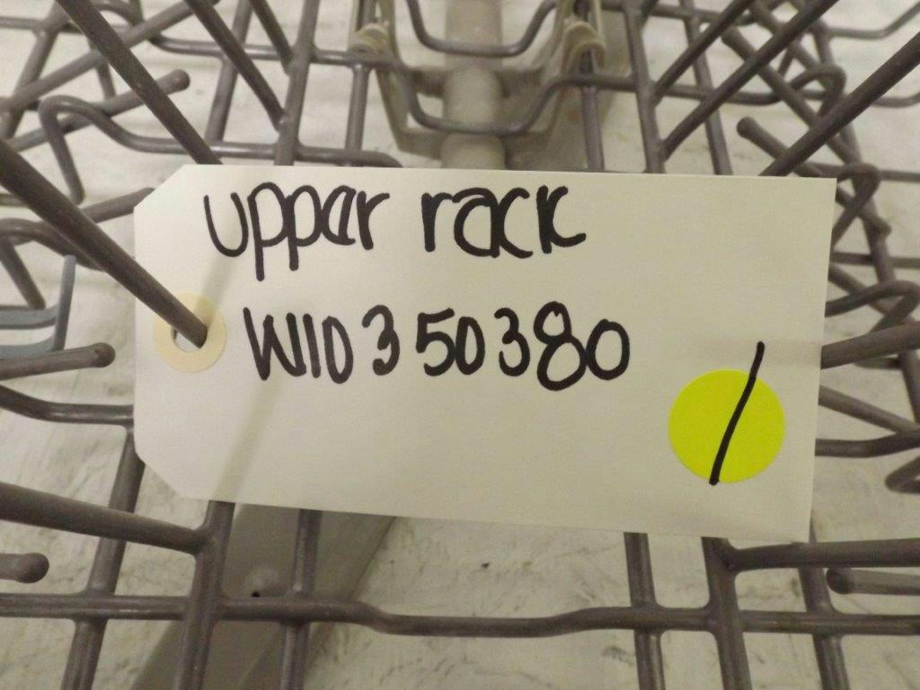 MAYTAG WHIRLPOOL DISHWASHER W10350380 UPPER RACK USED
