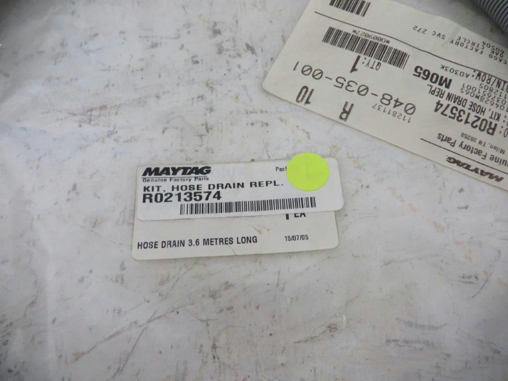 MAYTAG WHIRLPOOL DISHWASHER R0213574 DRAIN HOSE KIT NEW