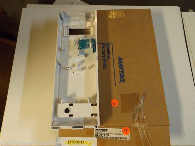 Maytag Microwave  56001255  Control Trim & Switch Assy-wht  NEW IN BOX