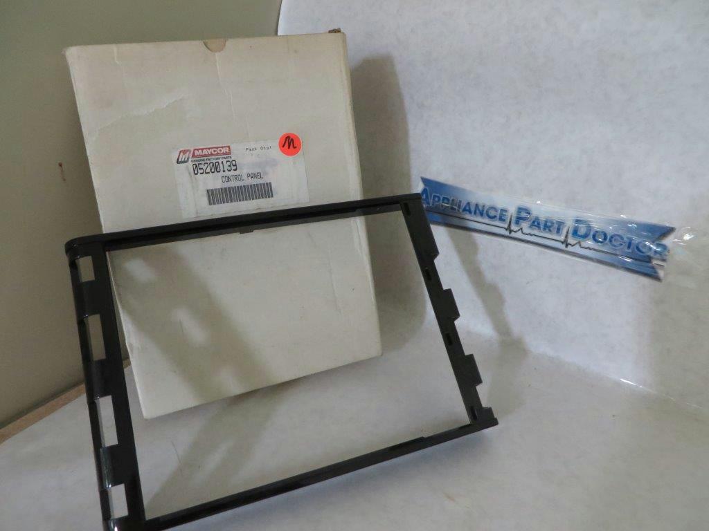 JENN-AIR WHIRLPOOL MICROWAVE 05200139 CONTROL PANEL BEZEL BLK NEW