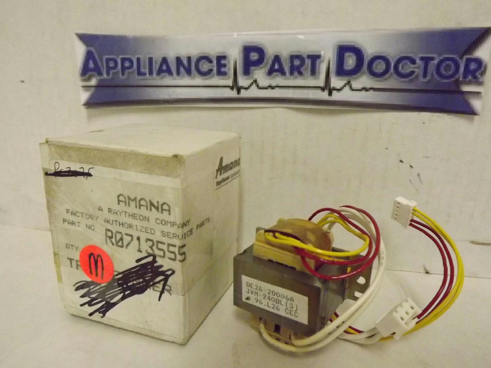 MAYTAG WHIRLPOOL AMANA MICROWAVE R0713555 TRANSFORMER NEW