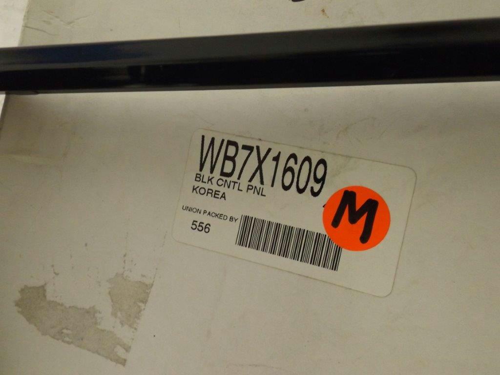 GENERAL ELECTRIC MICROWAVE WB7X1609 CONTROL PANEL TRIM (BLACK) NEW