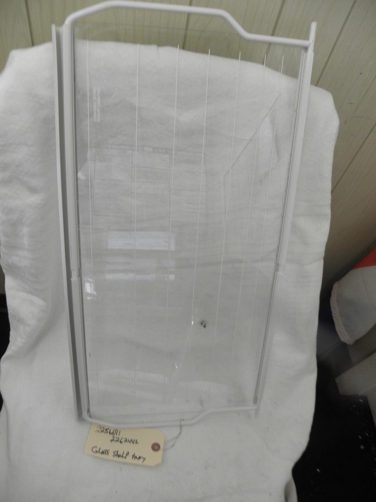 WHIRLPOOL 2 DOOR REFRIGERATOR 2256691 2262442 GLASS SHELF TRAY