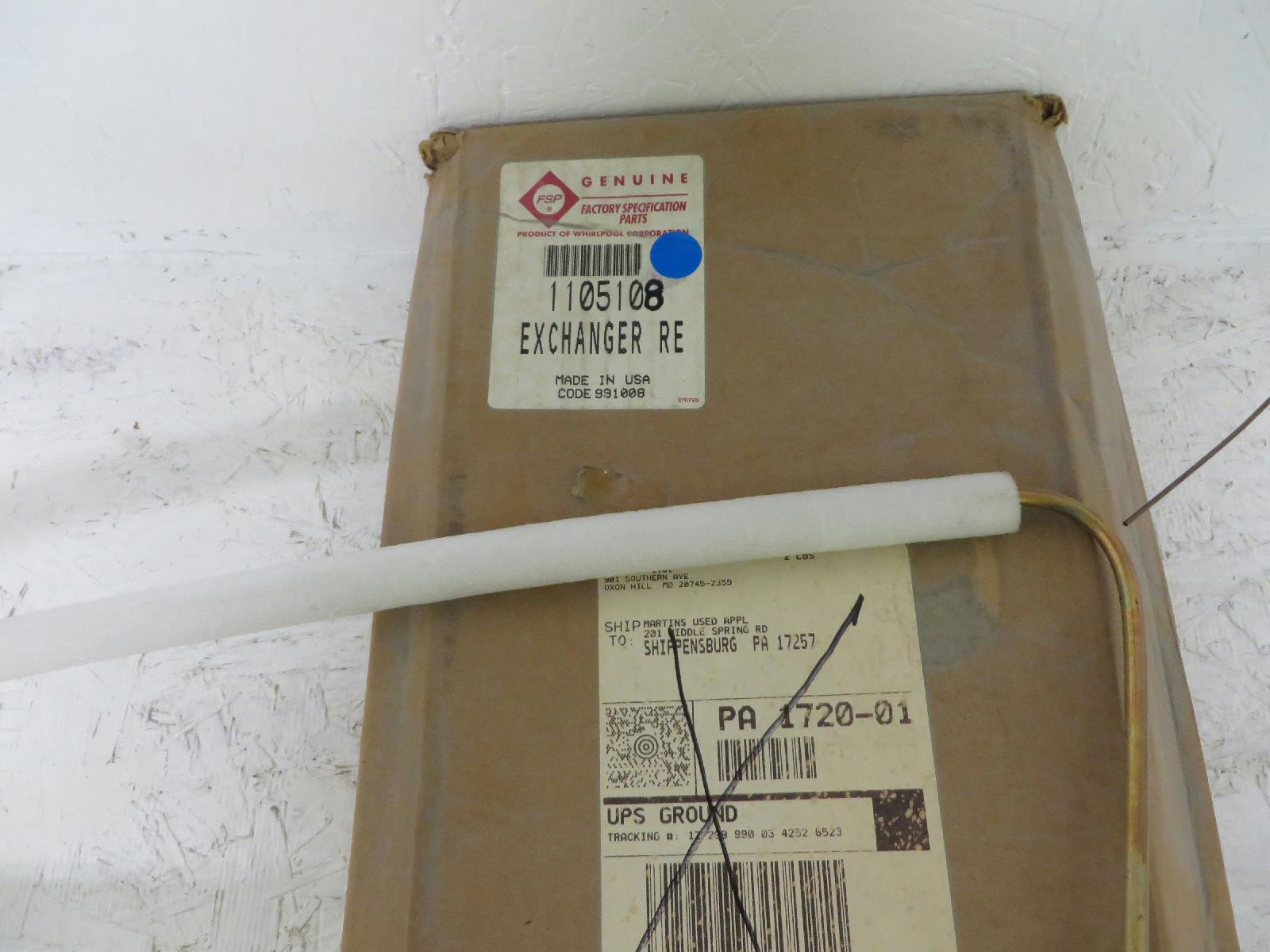MAYTAG WHIRLPOOL REFRIGERATOR 1105108 EXCHANGER NEW