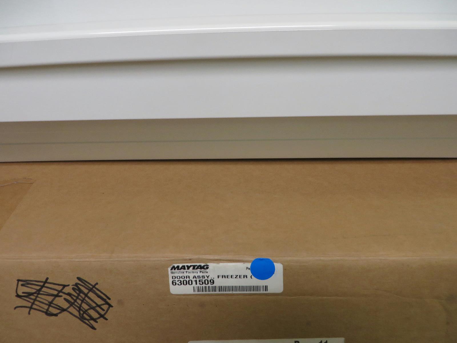 MAYTAG WHIRLPOOL REFRIGERATOR 63001509 FREEZER DOOR (BSQ) NEW
