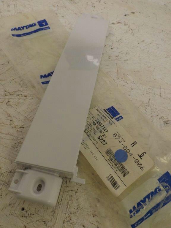 MAYTAG WHIRLPOOL STOVE 74007147 SIDE TRIM (WHT) 30 NEW