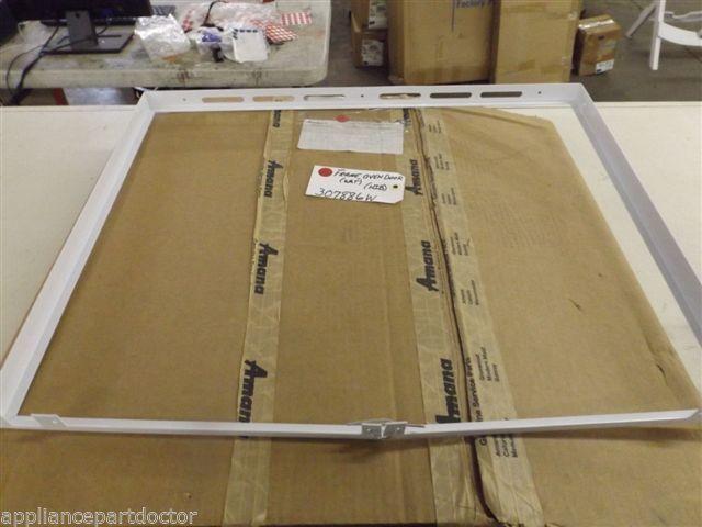Amana Stove  307886W  Frame, Oven Door (wht)  NEW IN BOX