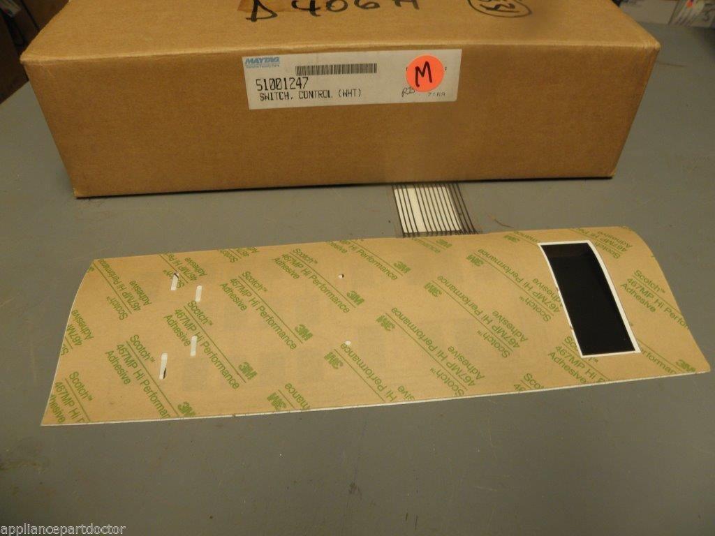Jenn -Air Microwave Control Touchpad 51001247 (white) NEW IN BOX