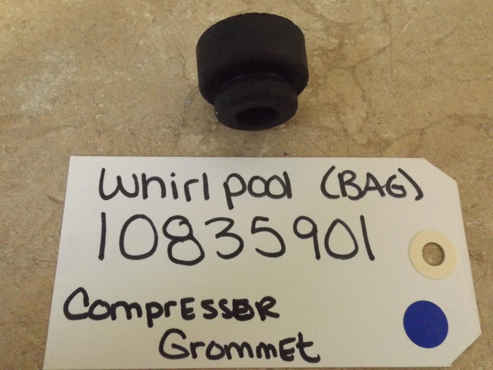 WHIRLPOOL REFRIGERATOR 10835901 COMPRESSOR GROMMET (NEW)