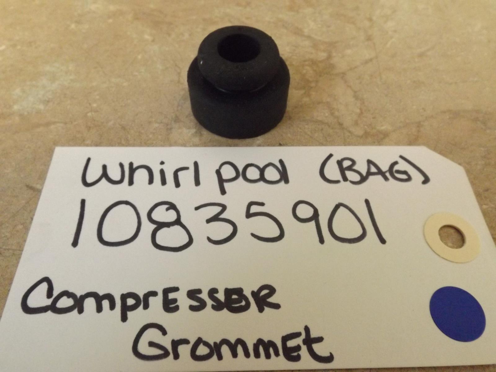 WHIRLPOOL REFRIGERATOR 10835901 COMPRESSOR GROMMET (NEW)