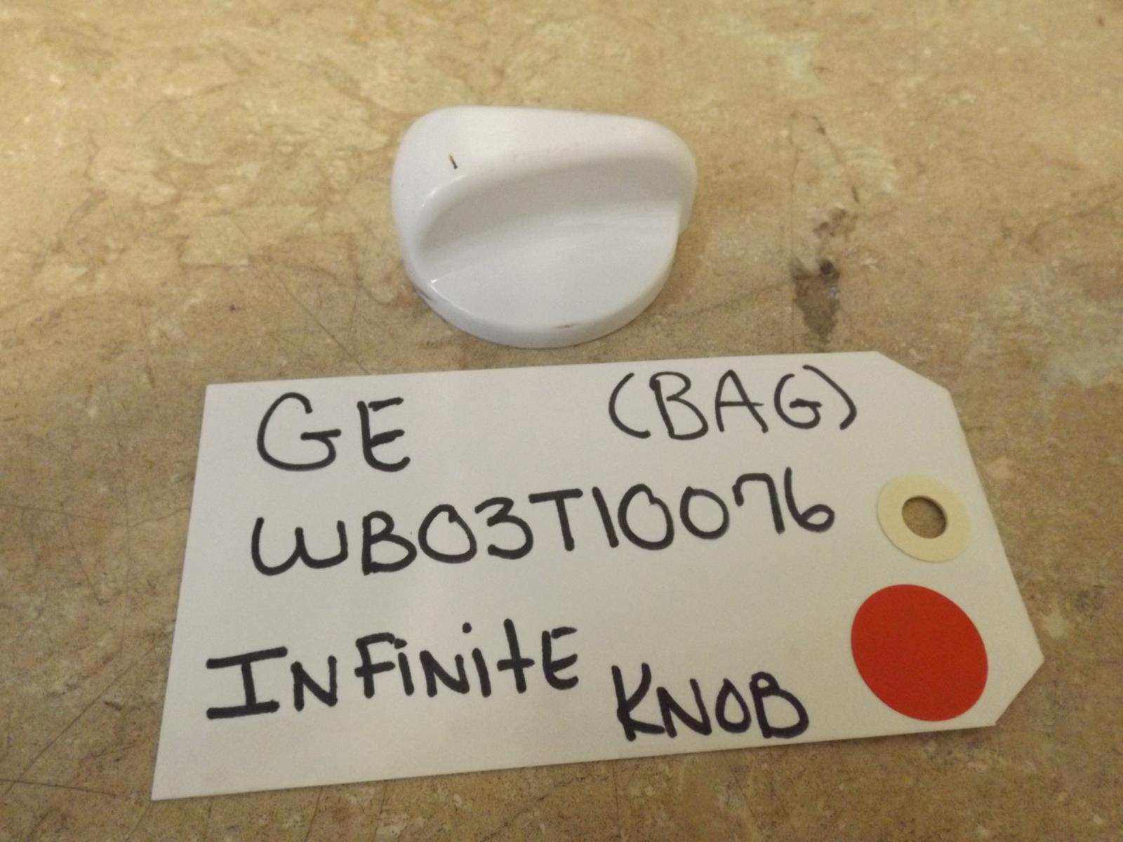 GE STOVE WB03T10076 INFINITE KNOB (NEW)