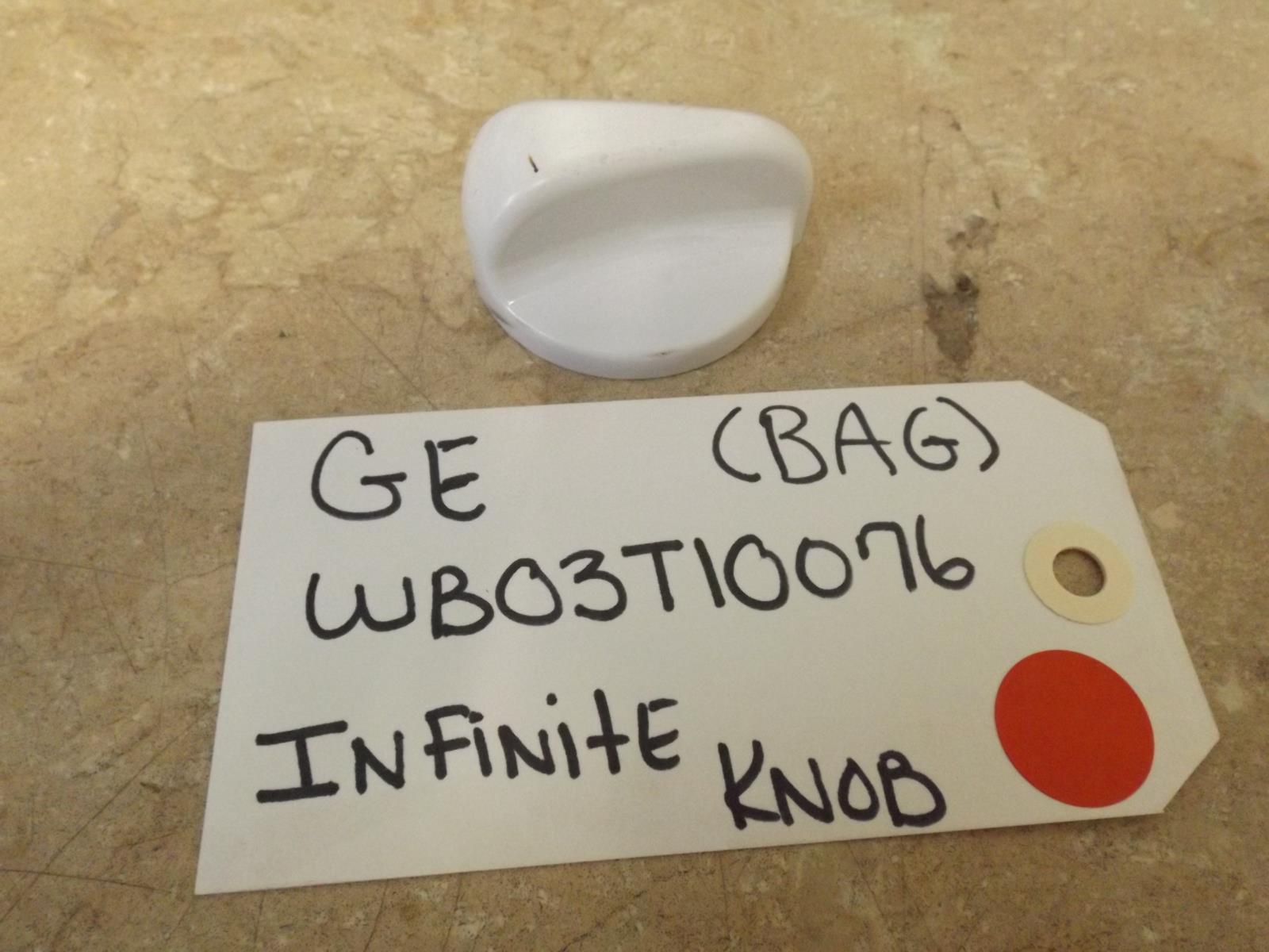 GE STOVE WB03T10076 INFINITE KNOB (NEW)