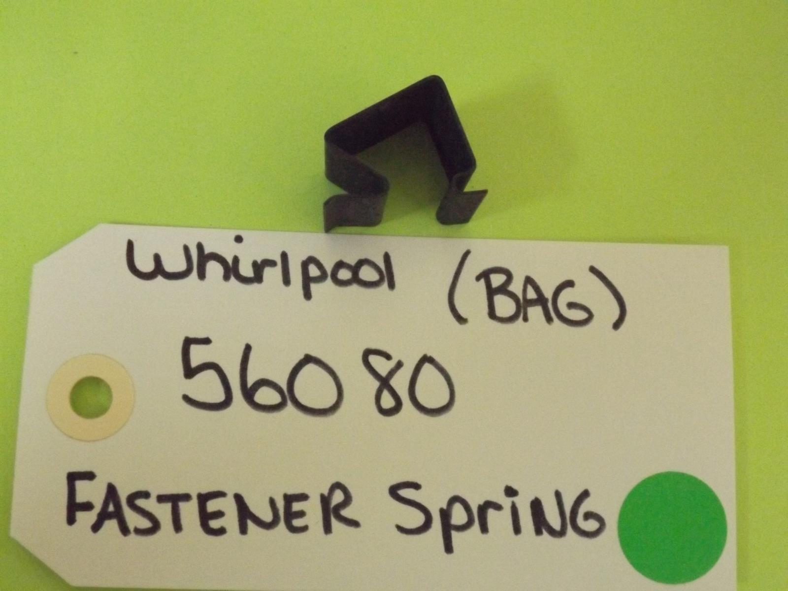 Whirlpool Dryer 56080 Fastener Clip (New)