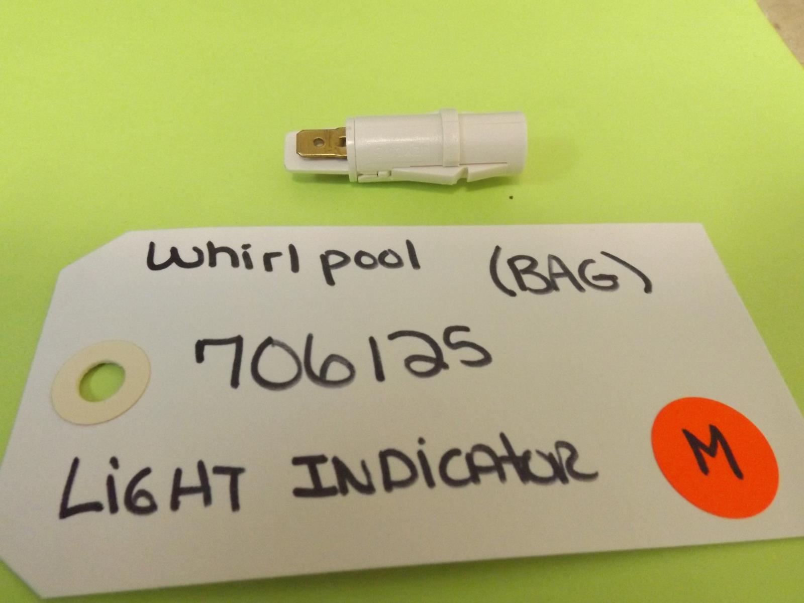 Whirlpool Microwave 706125 Light Indicator (New)