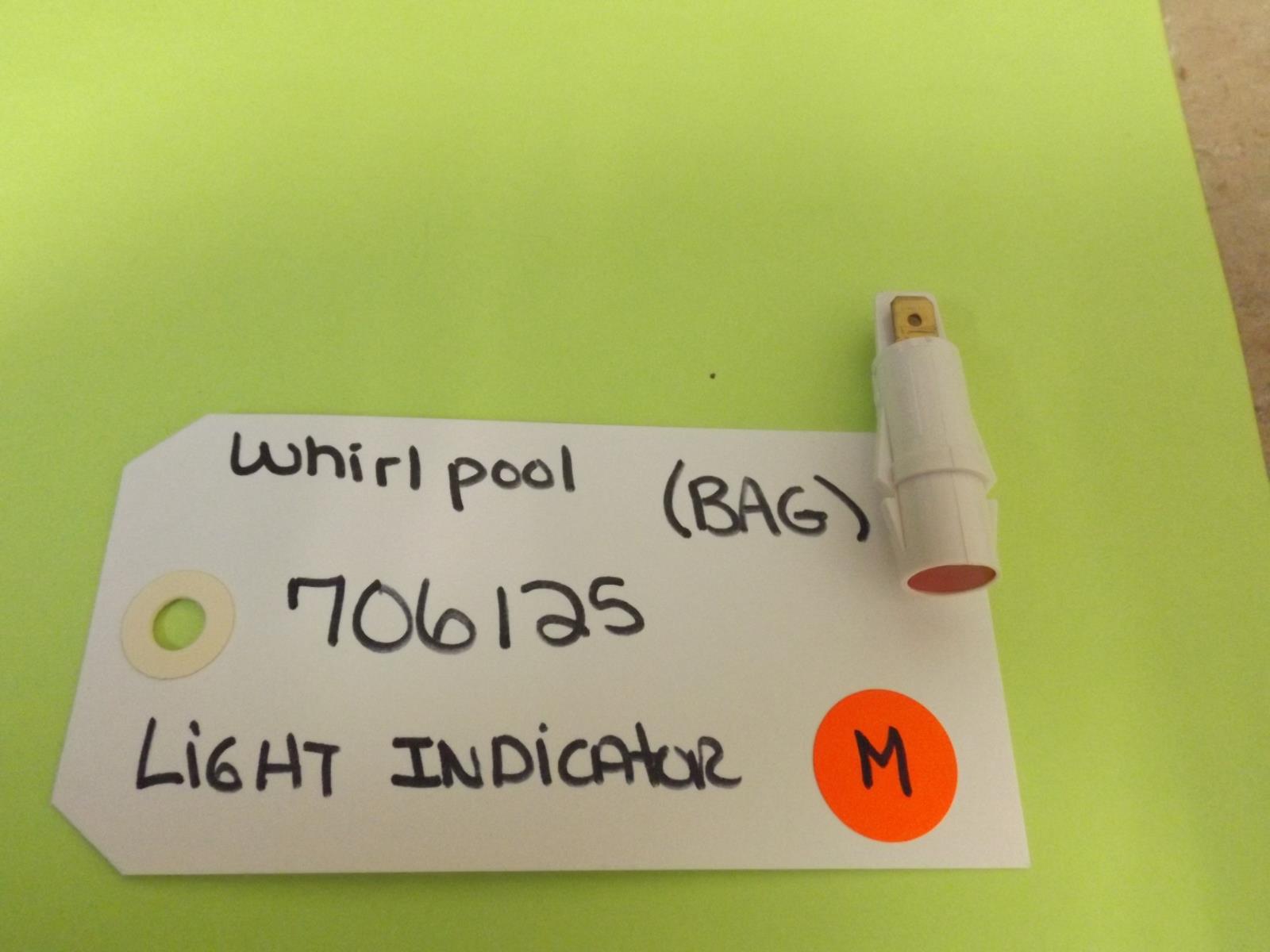 Whirlpool Microwave 706125 Light Indicator (New)