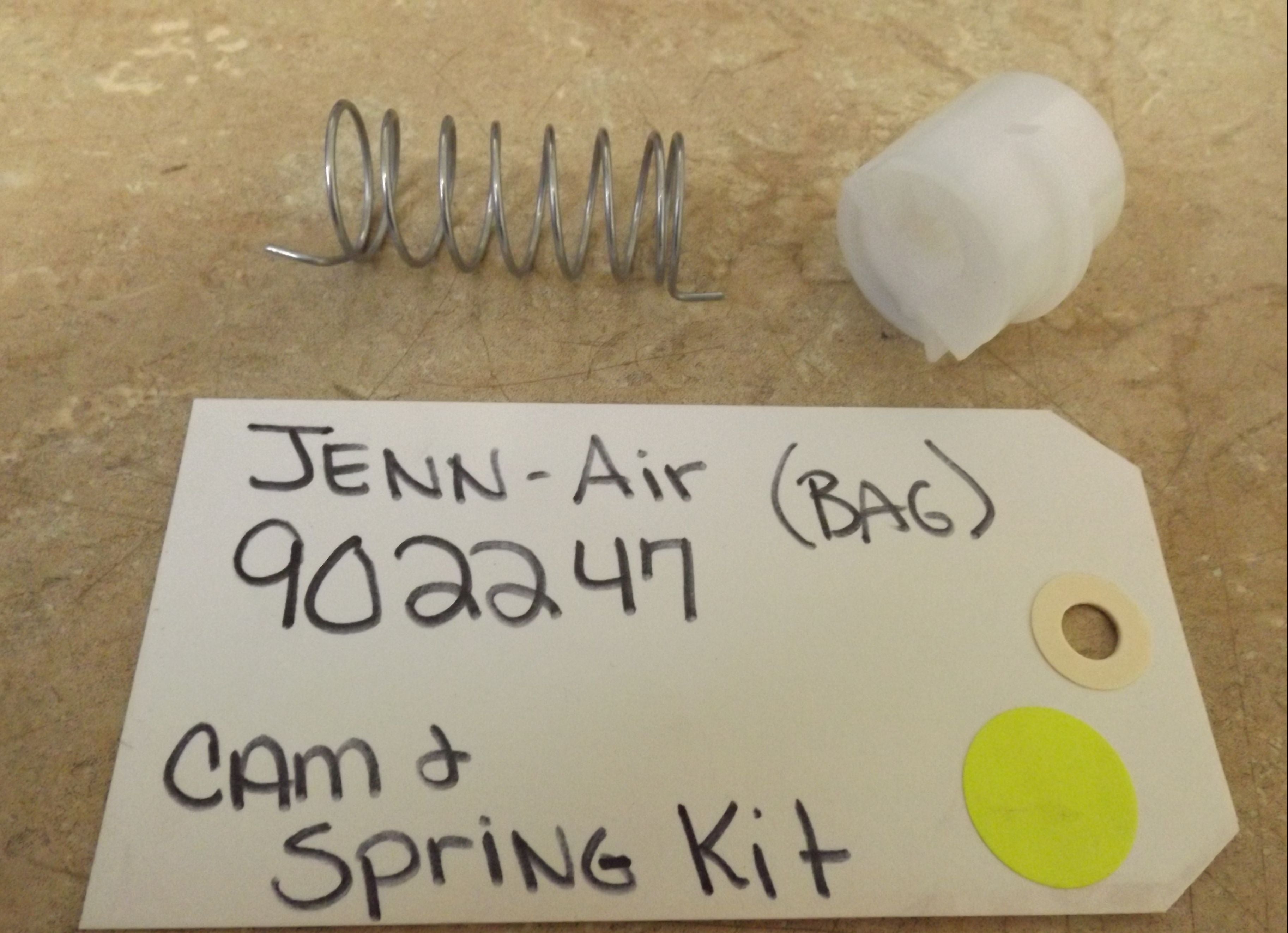 Jenn Air Dishwasher 902247 Cam & Spring Kit (New)