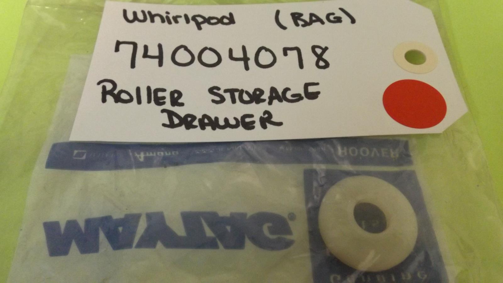 WHIRLPOOL STOVE 74004078 ROLLER STORAGE DRAWER (NEW)