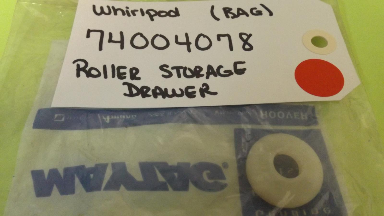 WHIRLPOOL STOVE 74004078 ROLLER STORAGE DRAWER (NEW)
