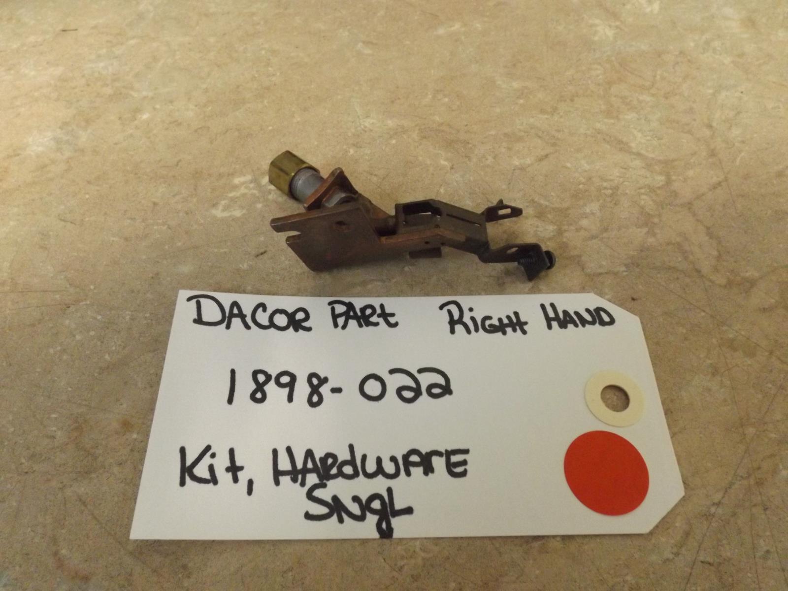 DACOR PART STOVE 1898-022 SINGLE RIGHT HAND PILOT ASSY.#71