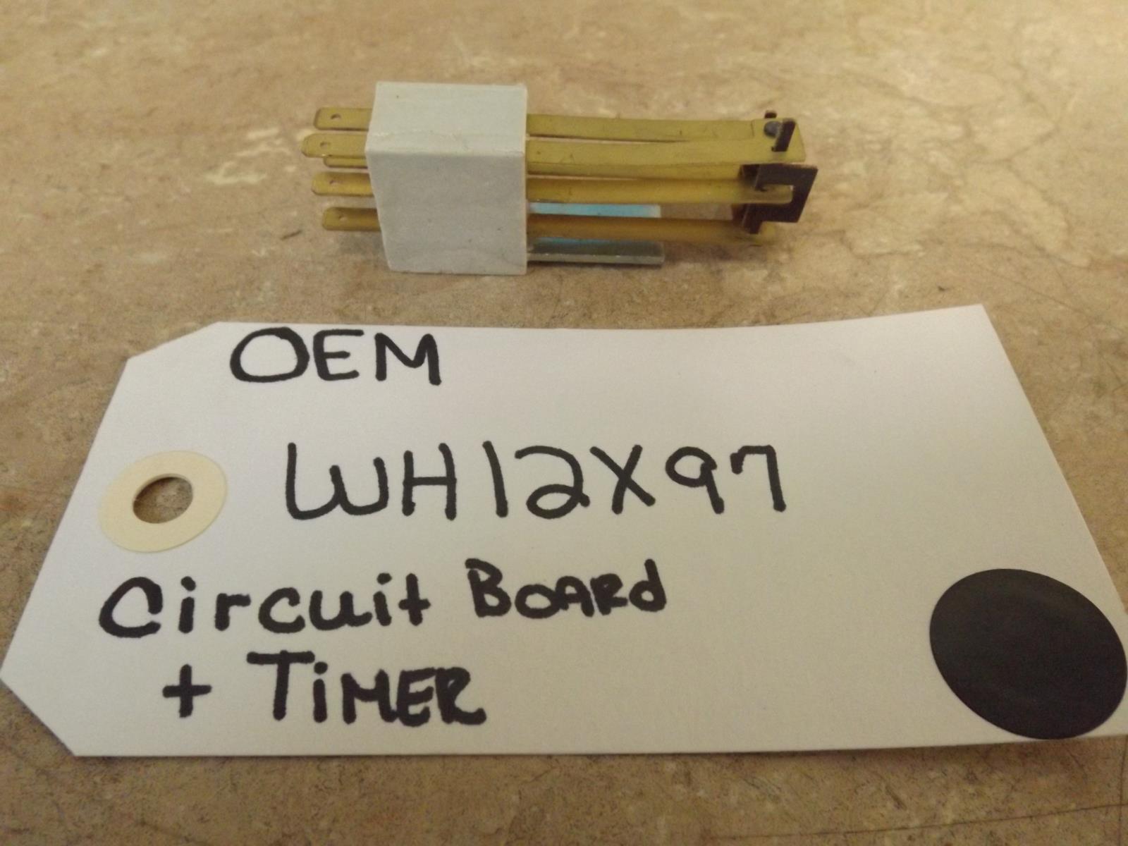 GE WASHER WH12X97 CIRCUIT BOARD & TIMER (NEW)