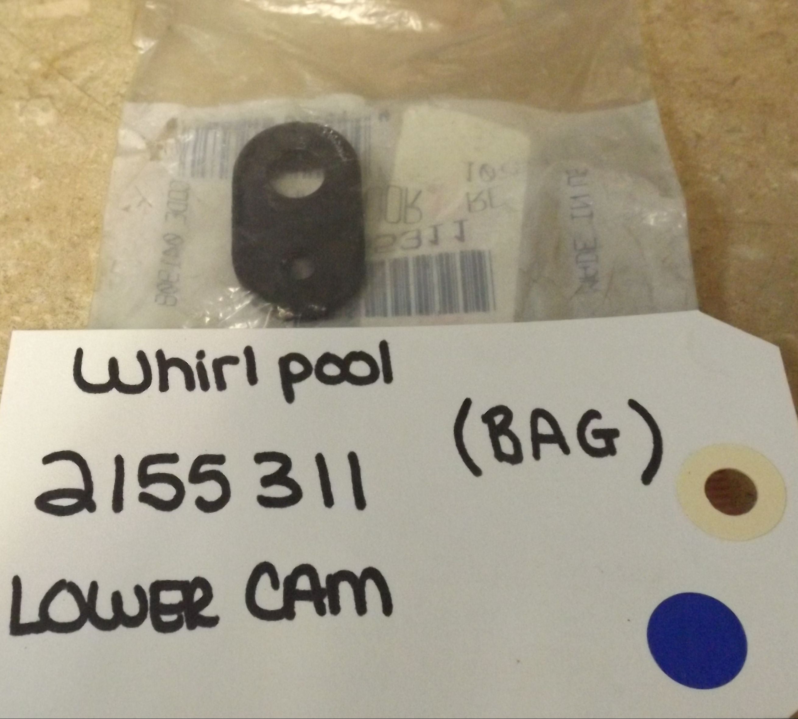 WHIRLPOOL REFRIGERATOR 2155311 LOWER CAM (NEW)