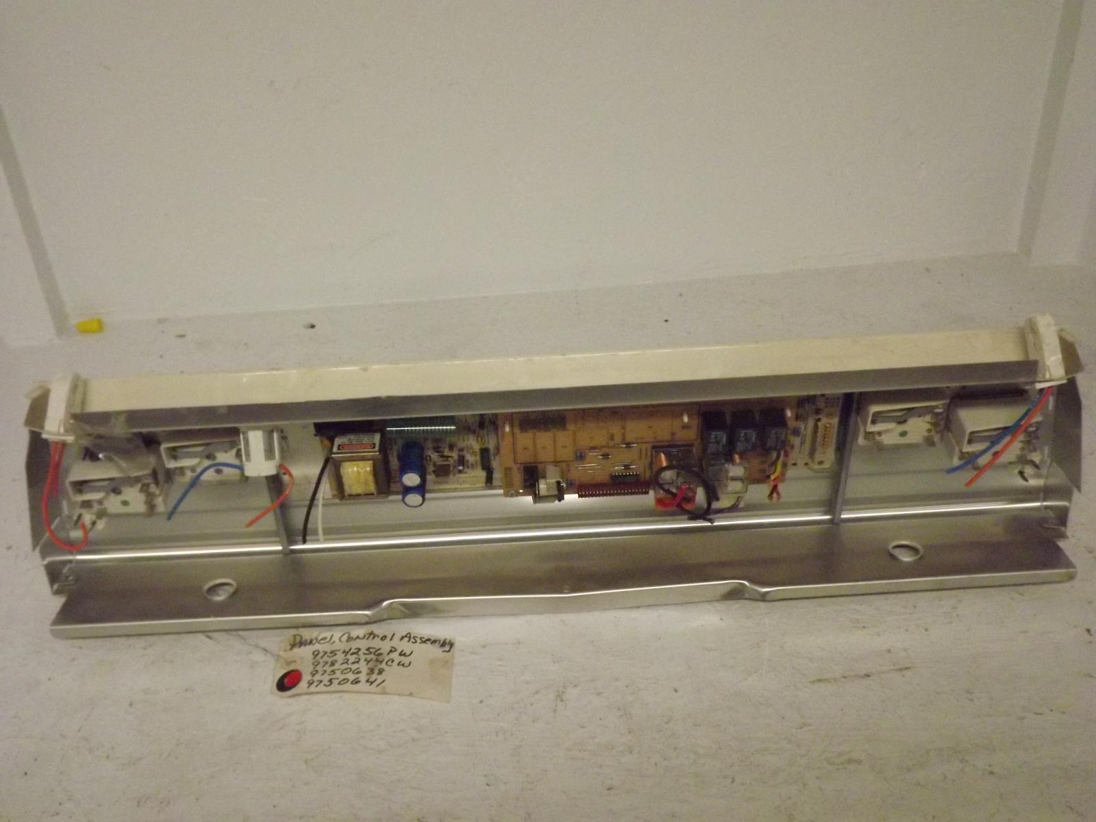 KITCHEN AID OVEN  9754256PW 9782244CW 9750638 9750641 Panel, Control used part