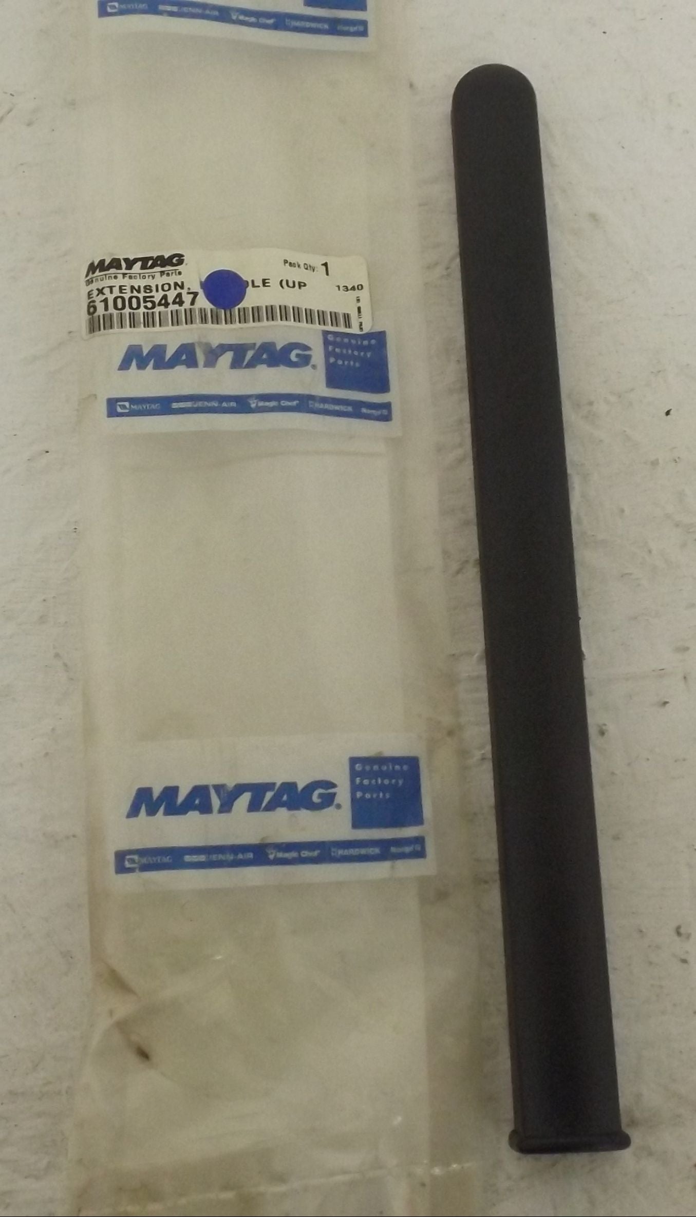 MAYTAG WHIRLPOOL REFRIGERATOR 61005447 HANDLE EXTENTION (NEW)