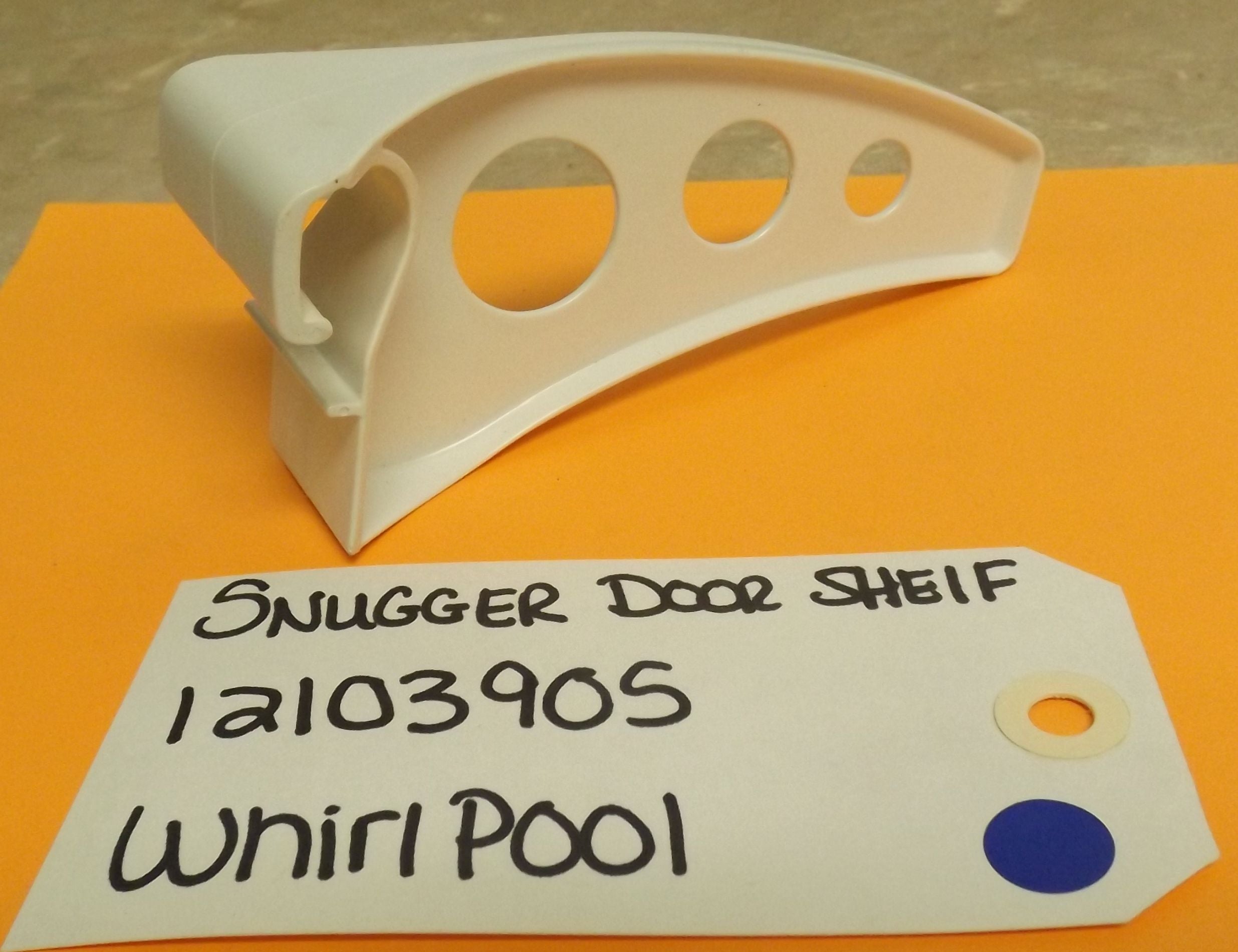 WHIRLPOOL REFRIGERATOR 12103905 SNUGGER DOOR SHELF (NEW)