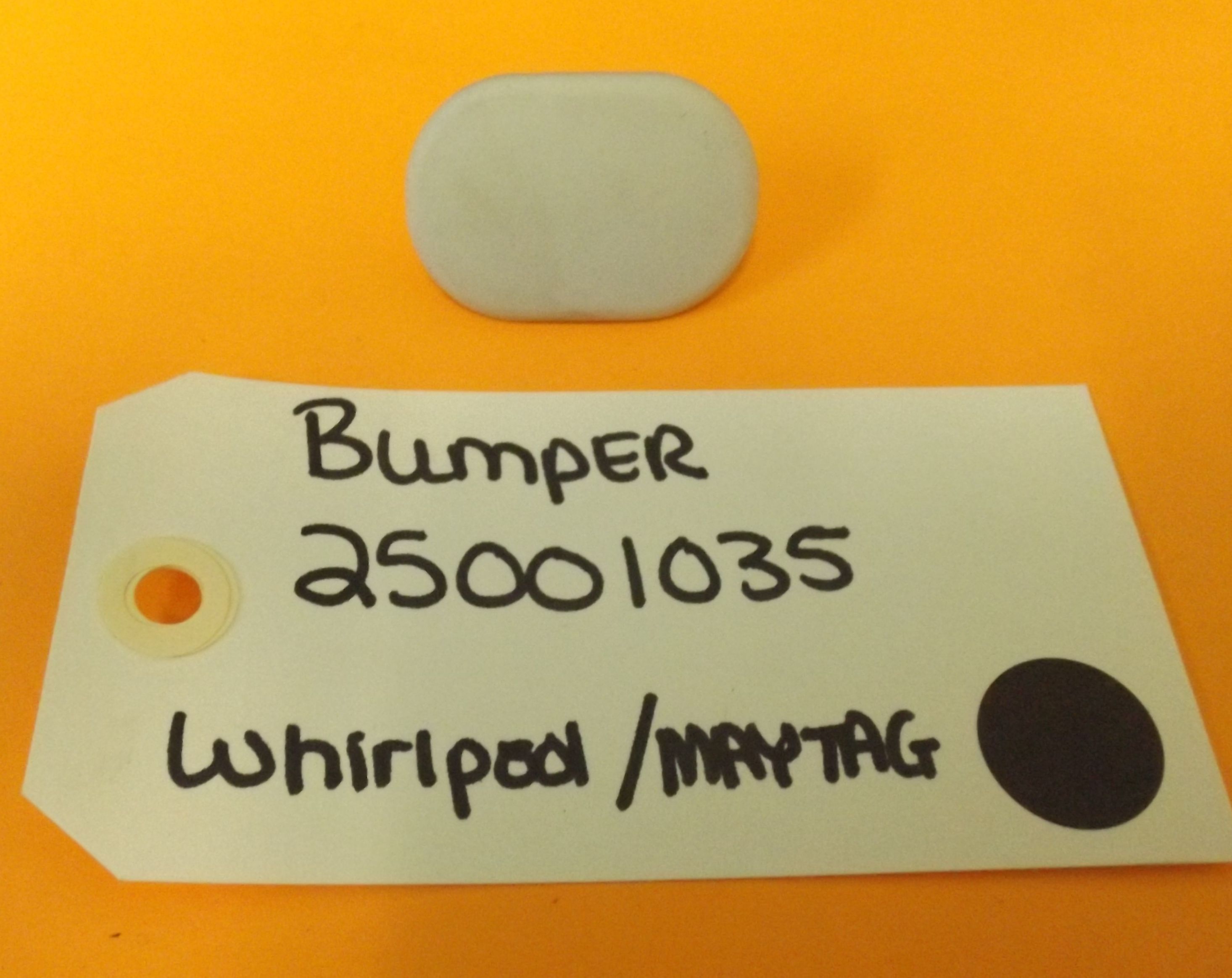 WHIRLPOOL MAYTAG WASHER 25001035 BUMPER (NEW)