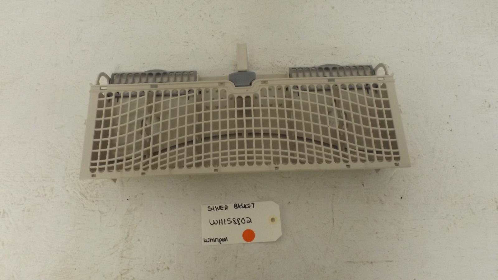 WHIRLPOOL DISHWASHER W11158802 SILVERWARE BASKET (USED)