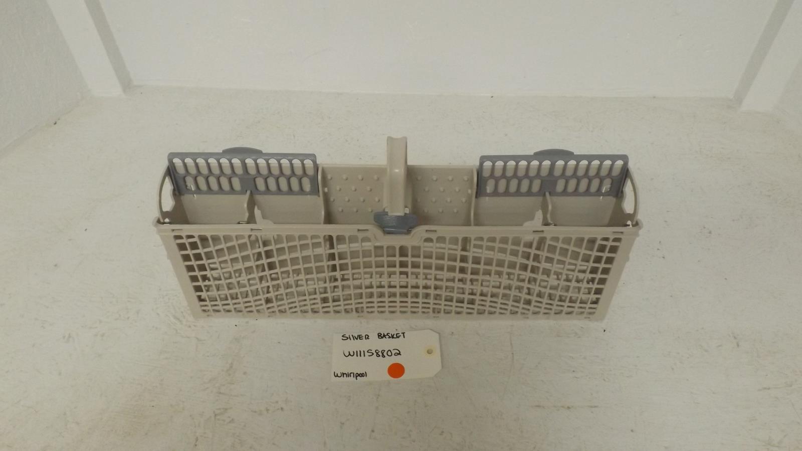 WHIRLPOOL DISHWASHER W11158802 SILVERWARE BASKET (USED)