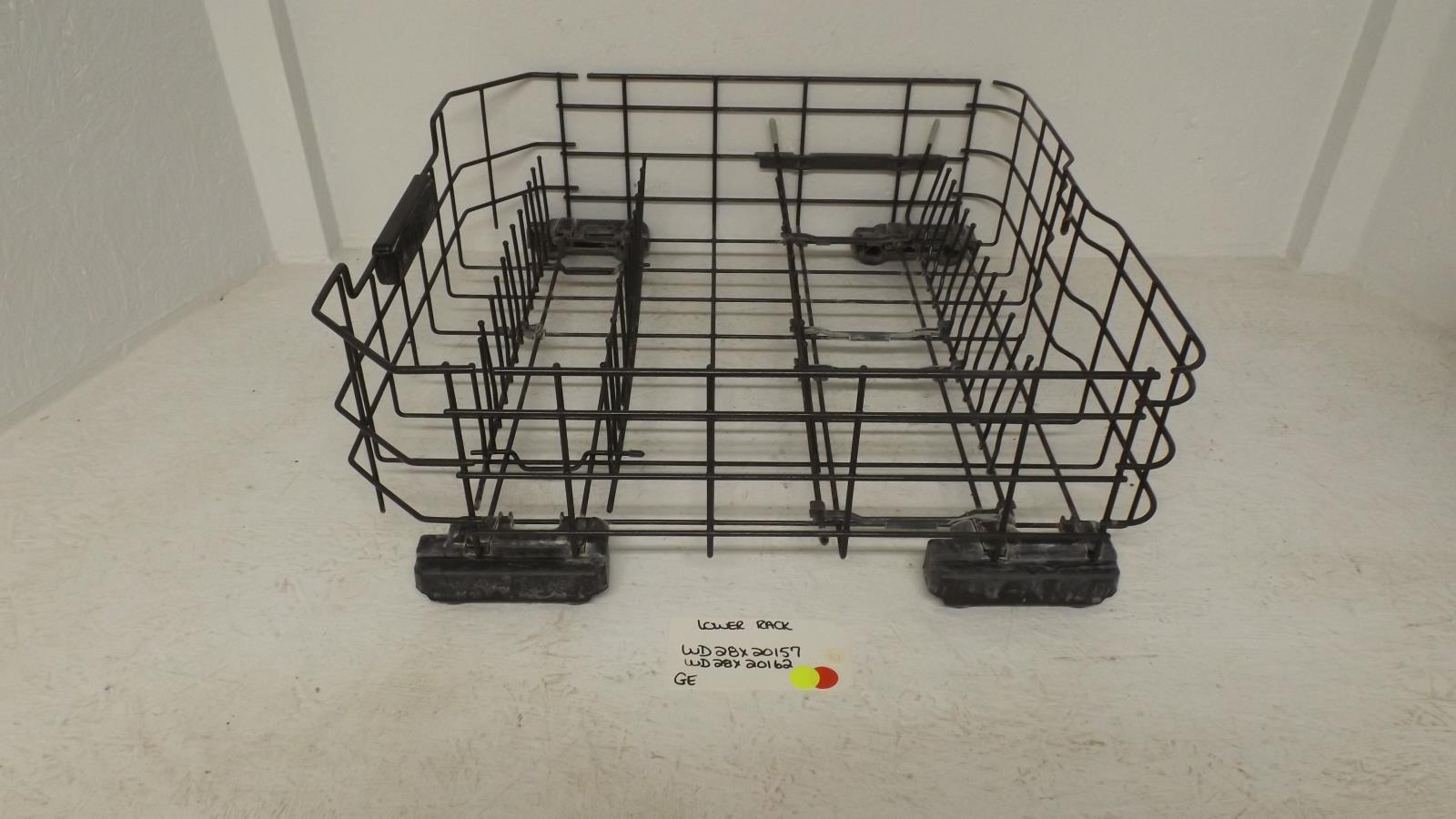 GE DISHWASHER WD28X20157 WD28X20162 LOWER RACK (USED)