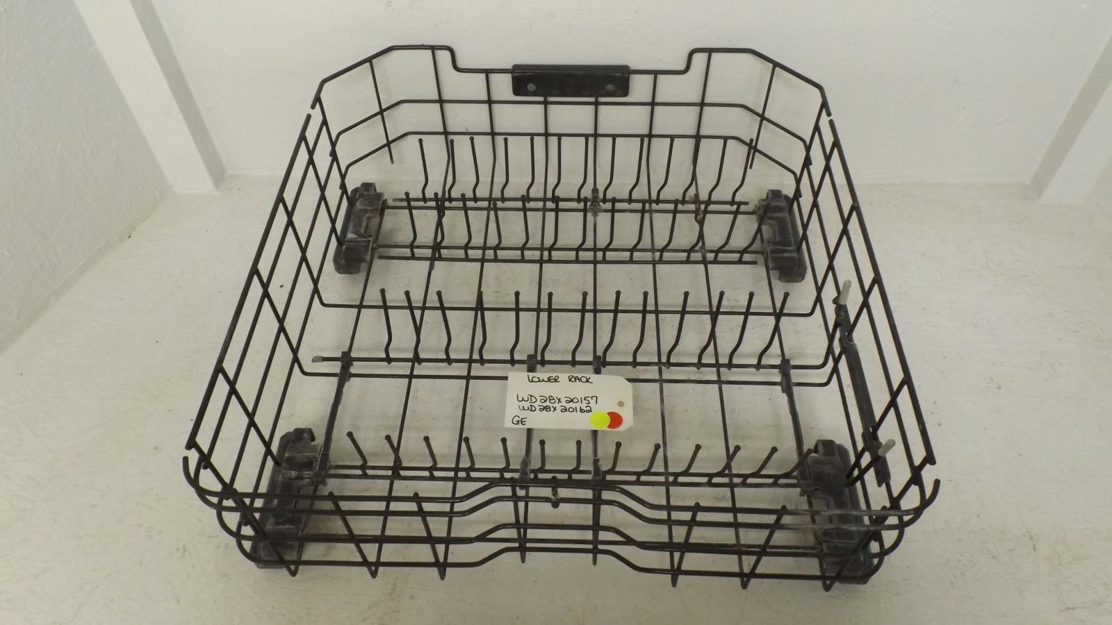 GE DISHWASHER WD28X20157 WD28X20162 LOWER RACK (USED)