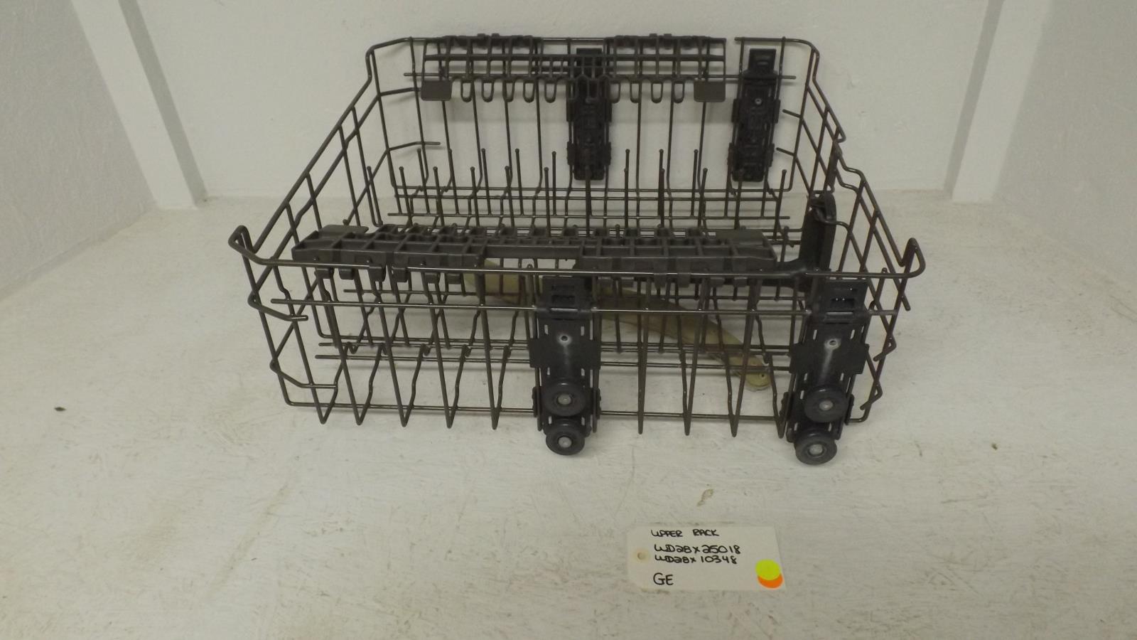 GE DISHWASHER WD28X25018 WD28X10348 UPPER RACK (USED)