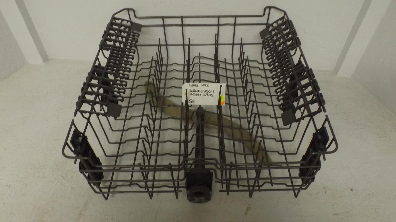 GE DISHWASHER WD28X25018 WD28X10348 UPPER RACK (USED)