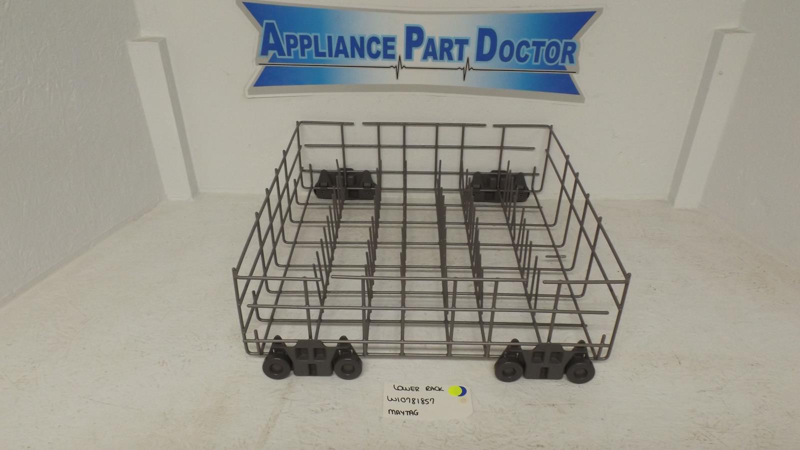 MAYTAG DISHWASHER W10781857 LOWER RACK (USED)