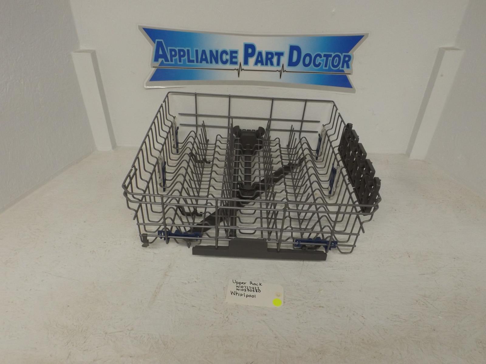 Whirlpool Dishwasher W10727422  W10350380 Upper Rack (Used)