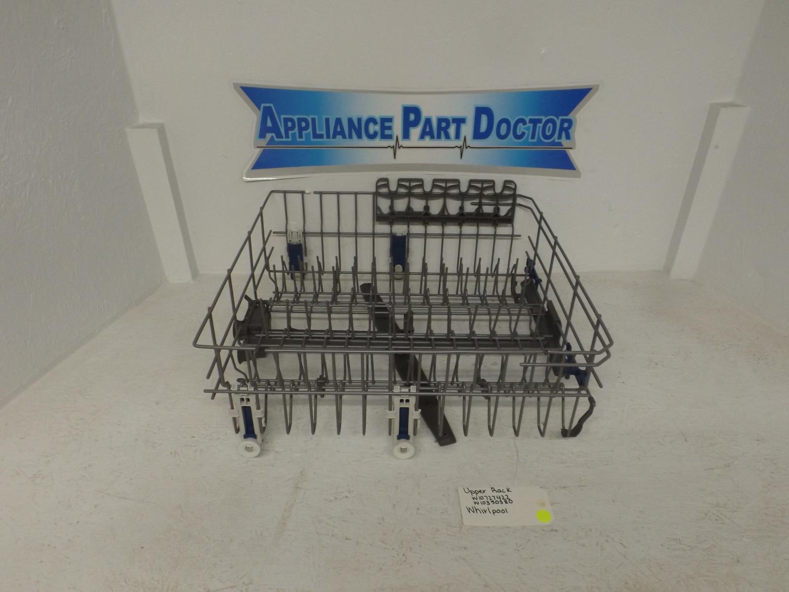 Whirlpool Dishwasher W10727422  W10350380 Upper Rack (Used)