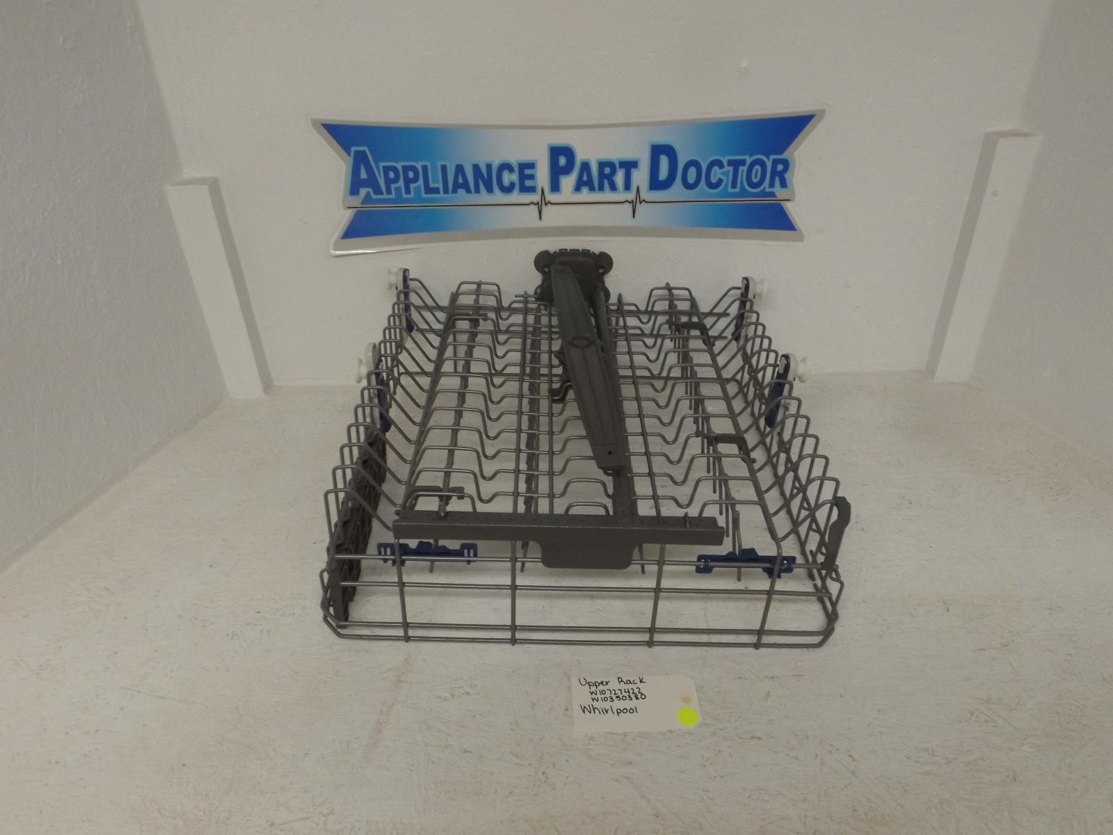 Whirlpool Dishwasher W10727422  W10350380 Upper Rack (Used)