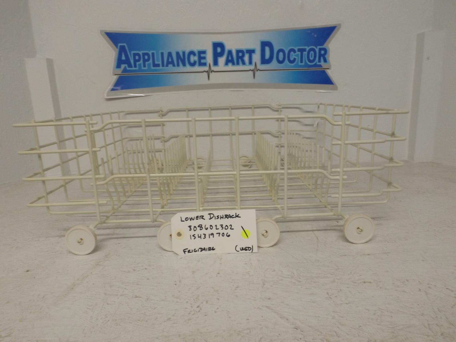 Frigidaire Dishwasher 808602302  154319706 Lower Rack Used