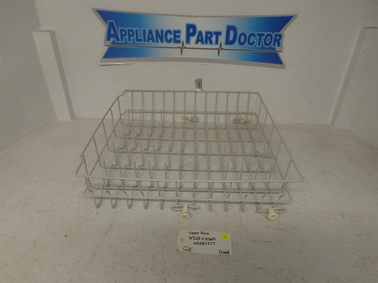GE Dishwasher WD28X10369  WD28X277 Upper Dish Rack Used