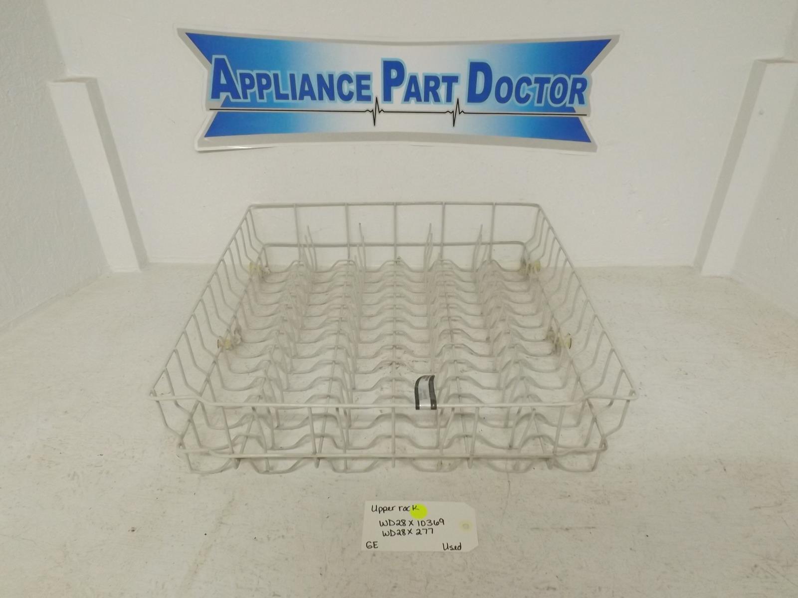GE Dishwasher WD28X10369  WD28X277 Upper Dish Rack Used