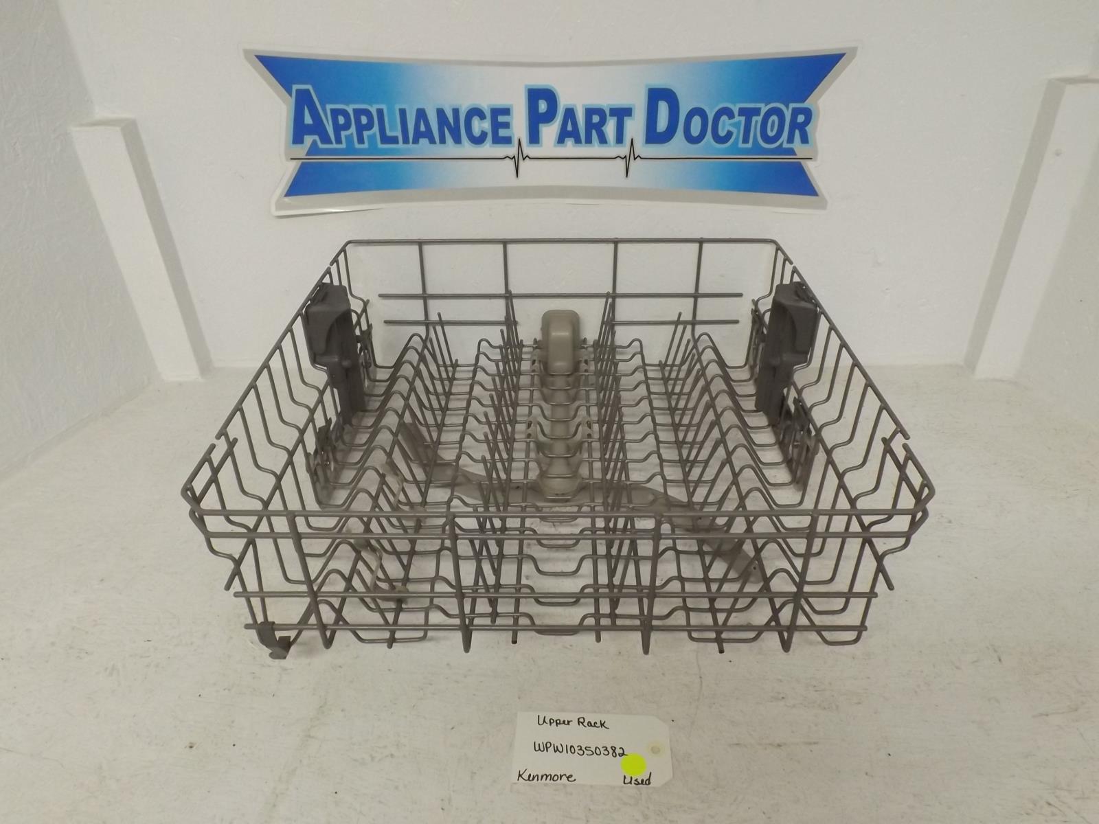 Kenmore Dishwasher WPW10350382 Upper Dish Rack Used