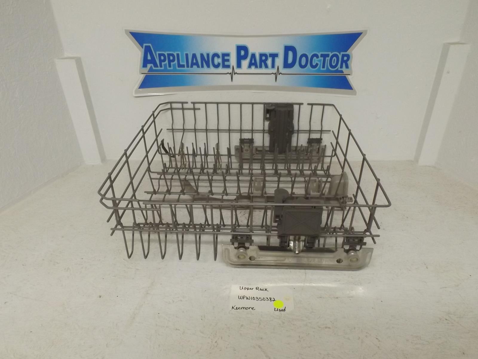 Kenmore Dishwasher WPW10350382 Upper Dish Rack Used
