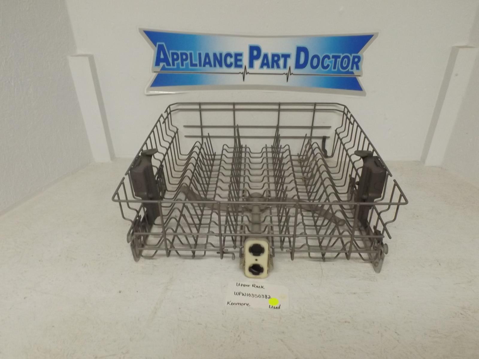 Kenmore Dishwasher WPW10350382 Upper Dish Rack Used